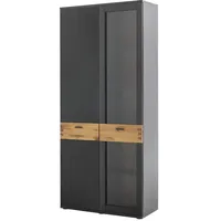 MCA Furniture Kombi-Vitrine ¦ grau ¦ Maße (cm): B: