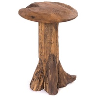 Creedwood Hocker, Natur, Holz, 30x47x30 cm, Wohnzimmer, Hocker, Sitzhocker