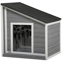 PawHut Hundehütte aus Holz, B/H/L: ca. 58x71x77 cm