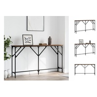 VidaXL Konsolentisch Braun Eichen-Optik 140x23x75 cm Holzwerkstoff