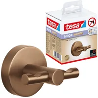 Tesa MOON BRONZE Bademantelhaken in gebürsteter Bronze - selbstklebender