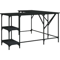 VidaXL Schreibtisch Schwarz 139x139x75 cm Holzwerkstoff