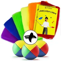 Diabolo Freizeitsport ideales Jonglierset mit Jonglierbälle, 3er Set -