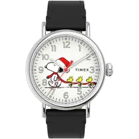 Timex Peanuts Waterbury Standard Schwarz Herren Armbanduhr TW2U86400