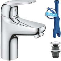 Grohe Swift, Waschtischarmatur, wassersparend (Wasserhahn für das Bad, Badarmatur