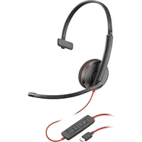 Schwarzkopf Poly Blackwire 3210 Monaurales USB-C-Headset