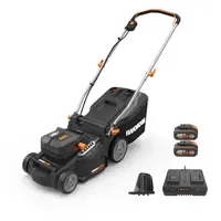 Worx WG737E Nitro Akku-Rasenmäher inkl. 2 x 4,0 Ah