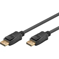 Goobay 61696 1 m, DisplayPort, Männlich, Männlich, Schwarz