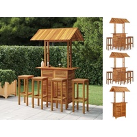 VidaXL 5-tlg. Gartenbar-Set Massivholz Akazie