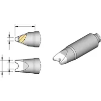 Jbc Lötspitze Serie C470, Sondertypen, C470031/6,0 x 1,8 mm,
