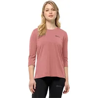 Jack Wolfskin Crosstrail 3/4-arm T-shirt - Mineral Red -