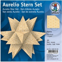 Ursus 34265500 - Faltblätter Aurelio Stern Alpha, weiß /