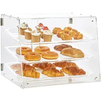Vevor 3-stöckige Gebäck-Vitrine, Kommerzielle Bäckerei-Vitrine 526 x 360 x