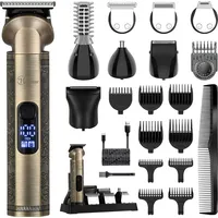 Hatteker Haarschneider Bartschneider T-Klinge Trimmer Body Grooming Kit Wasserdichter