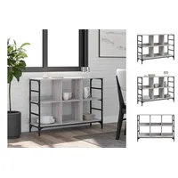 VidaXL Sideboard Grau Sonoma 102x32x73,5 cm Holzwerkstoff