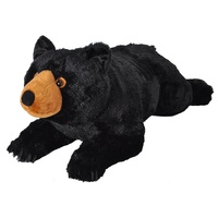 Wild Republic Schwarzbär liegend 80 cm Plüschbär - Braun