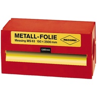 Record Metallfolie Stahl rostfrei 150x2500x0,300mm RECORD