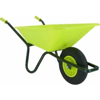 Fort 515-90 Cosmo Universalschubkarre Schubkarre| Limette PP-Mulde 90L