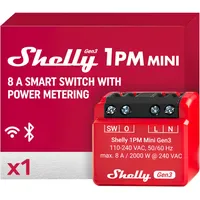 Shelly 1PM Mini Gen3 Unterputz Relais max 8A 1