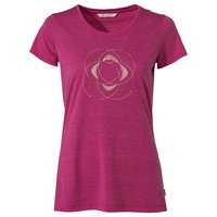 Vaude Damen Women's Skomer Print Ii T-Shirt, Rich Pink,