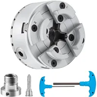 Vevor KP2-3/4 Drehbankfutter 4-Backen φ70mm Backenfutter aus 45# Klemmbereich