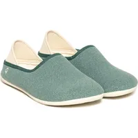 Gottstein Linen Slip-On Hausschuh 15396 Bluegreenmele