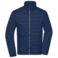 James & Nicholson Men's Padded Jacket Leichte, wattierte Steppjacke