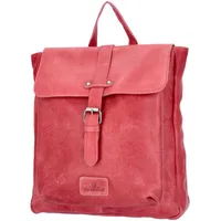 The Skandinavian Brand Damen Leder Rucksack rot : 80-rot
