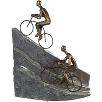 Casablanca by Gilde Dekofigur Skulptur Racing, bronzefarben/grau« bronzefarben/grau, Polyresin