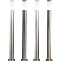 ETC Shop 4er Set Außen Bereich Steh Stand Lampen