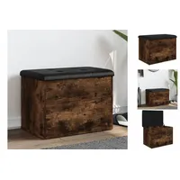 VidaXL Sitzbank mit Stauraum Räuchereiche 62x42x45 cm Holzwerkstoff