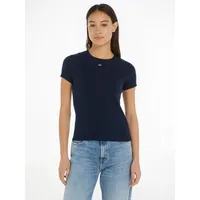 Tommy Jeans Slim Essential Ext Kurzarm-T-Shirt Dark Night Navy