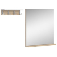 Vicco Badezimmerspiegel Henri, 50 x 51.6 cm mit Regal