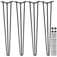 Vevor Tischbein Metall Tischfüße verstellbar 20 Zoll 50,8 cm