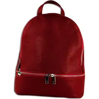 FLORENCE Cityrucksack Leder dunkelrot ca. 32cm - Dunkelrot