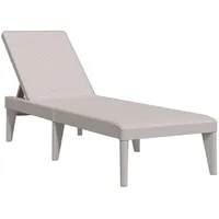 VidaXL Sonnenliege Cappuccino-Braun 186x60x29 cm PP