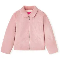 VidaXL Kindermantel Kunstpelz Rosa 128