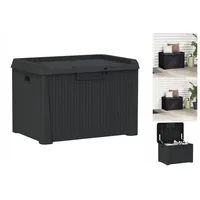 VidaXL Gartentruhe Anthrazit 125 L PP