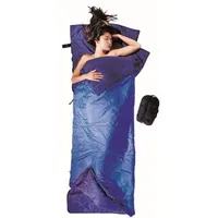 Cocoon Tropic Traveler Silk Schlafsack (Größe max. 200cm, blau)