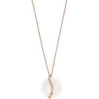 Skagen Damenkette Sofie SEA Glass Anhänger Organic Shape weiß,