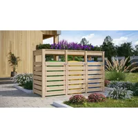 Karibu Mülltonnenbox 238 x 143 cm beige