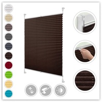 Lichtblick Plissee Klemmfix, ohne Bohren, verspannt,