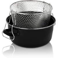 Krüger Frittiertopf 24 cm mit Einsatzkorb