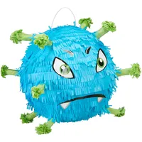 Relaxdays Pinata, lustiges Virus Design, zum Aufhängen, Kinder, Mädchen