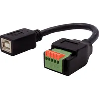Exsys EX-49131 USB 2.0 Konverter, USB-B Stecker auf 5-pin