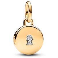 Pandora Liebesmedaillon Gold 763066C01