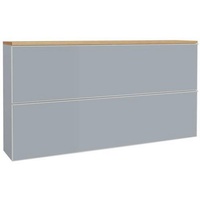 Möbel Kraft Hängeschrank ¦ grau ¦ Maße (cm): B: