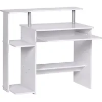 FineBuy Schreibtisch Modern mit Tastaturauszug