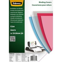 Fellowes Einbanddeckel A4 200μm transparent