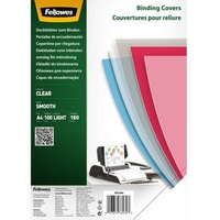 Fellowes Einbanddeckel A4 transparent 180μm